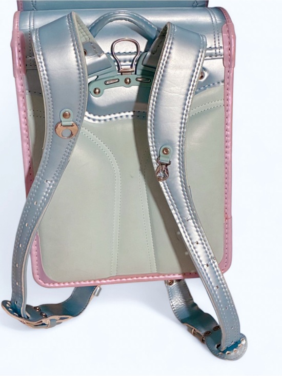 Blue and Pink Randoseru School Backpack main image 6